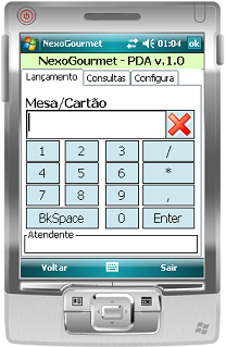 NexoGourmet PDA